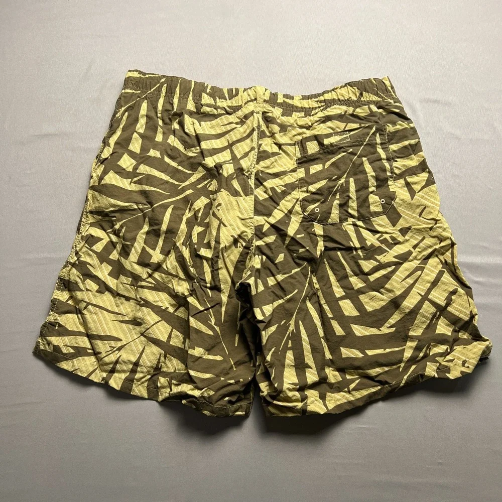 Columbia Swim Trunks Mens L Multicolor Nylon Tropical Print Mesh Lined Surfing